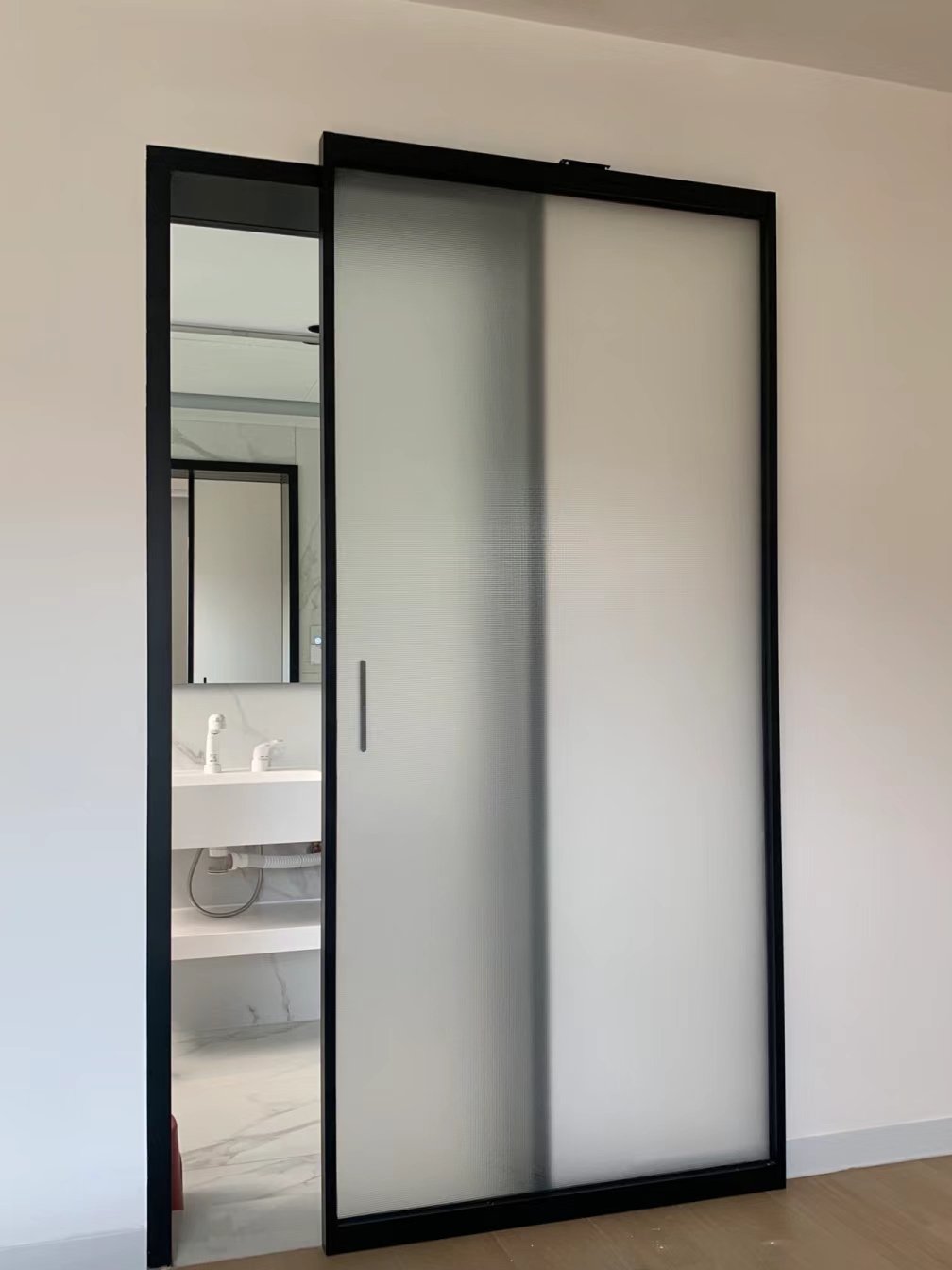 Track Free Sliding Glass Door - SpeedyDecor.com